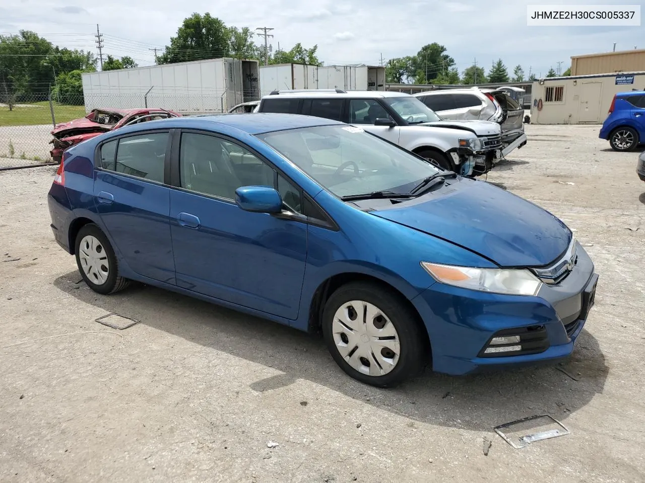 2012 Honda Insight VIN: JHMZE2H30CS005337 Lot: 60828004