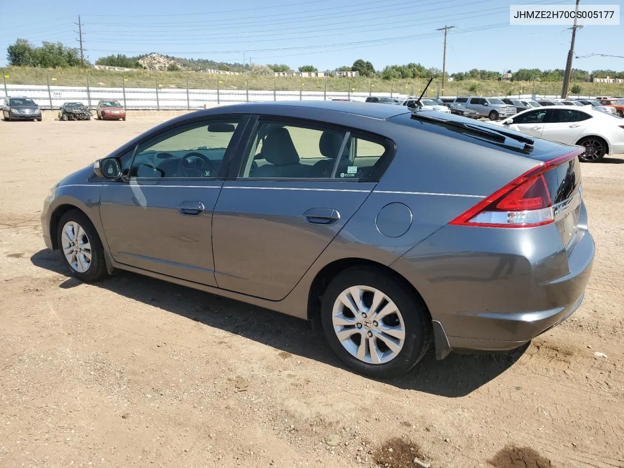 2012 Honda Insight Ex VIN: JHMZE2H70CS005177 Lot: 68386554