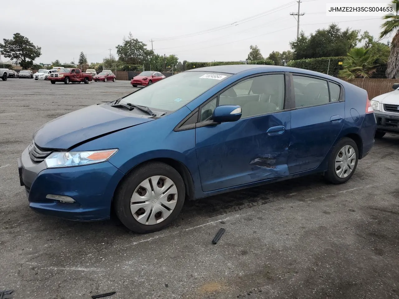 2012 Honda Insight VIN: JHMZE2H35CS004653 Lot: 71834954