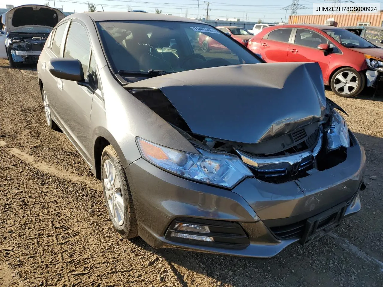 2012 Honda Insight Ex VIN: JHMZE2H78CS000924 Lot: 74444494