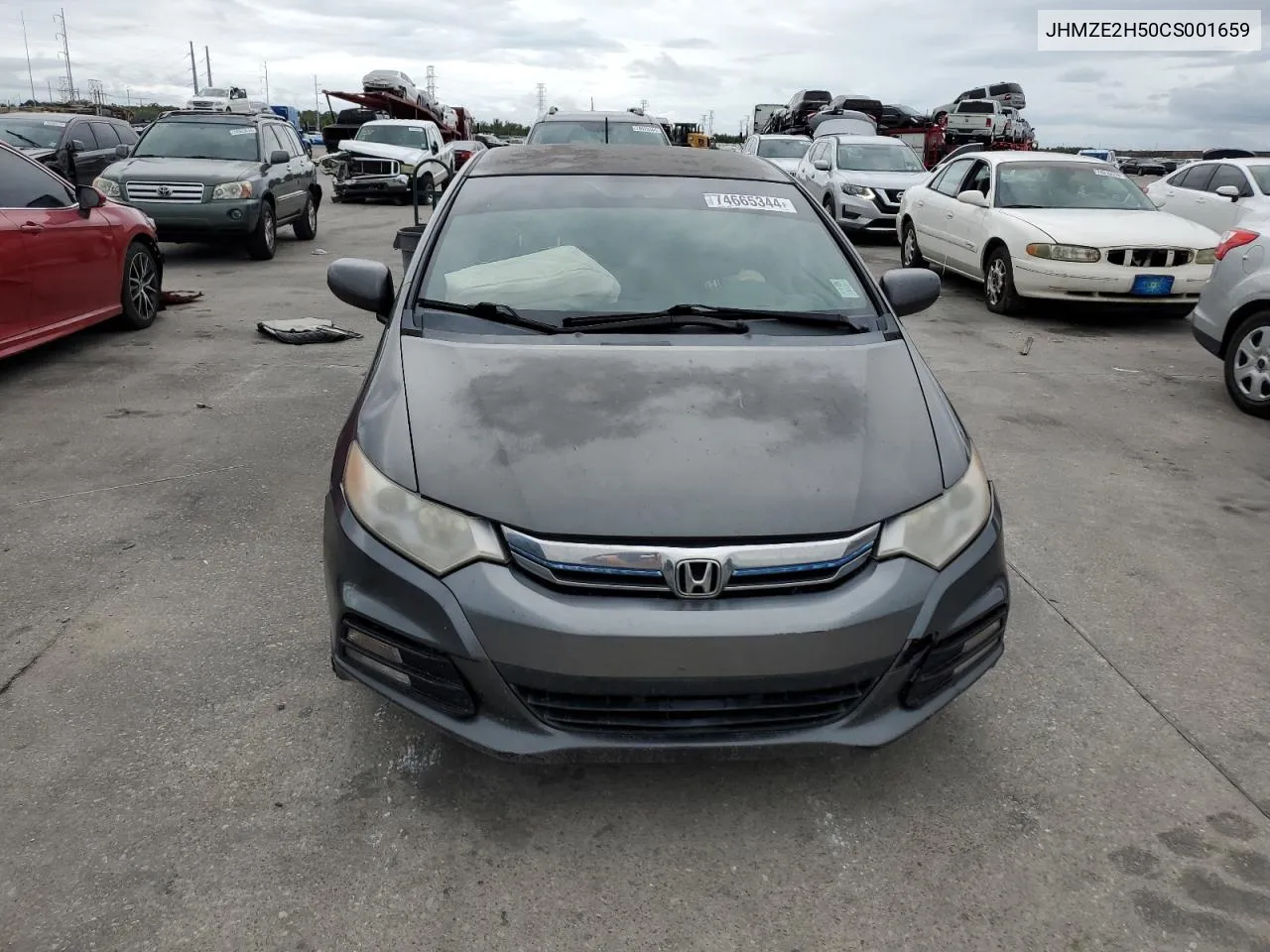 2012 Honda Insight Lx VIN: JHMZE2H50CS001659 Lot: 74665344