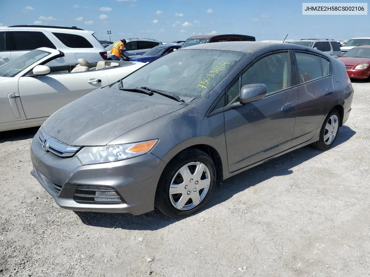 2012 Honda Insight Lx VIN: JHMZE2H58CS002106 Lot: 75083164