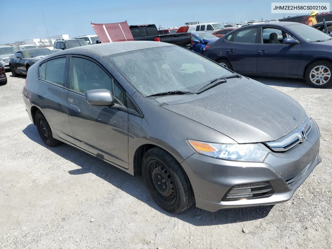 2012 Honda Insight Lx VIN: JHMZE2H58CS002106 Lot: 75083164