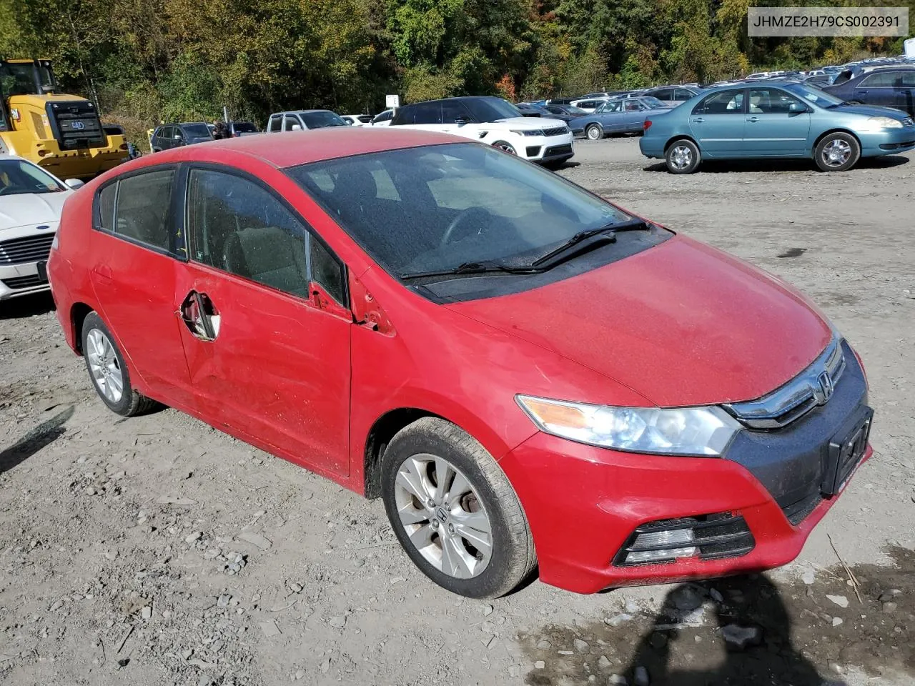 2012 Honda Insight Ex VIN: JHMZE2H79CS002391 Lot: 75625624