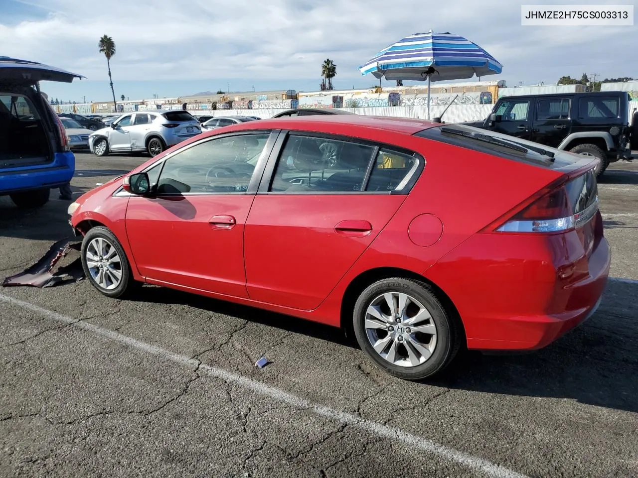 2012 Honda Insight Ex VIN: JHMZE2H75CS003313 Lot: 75898524