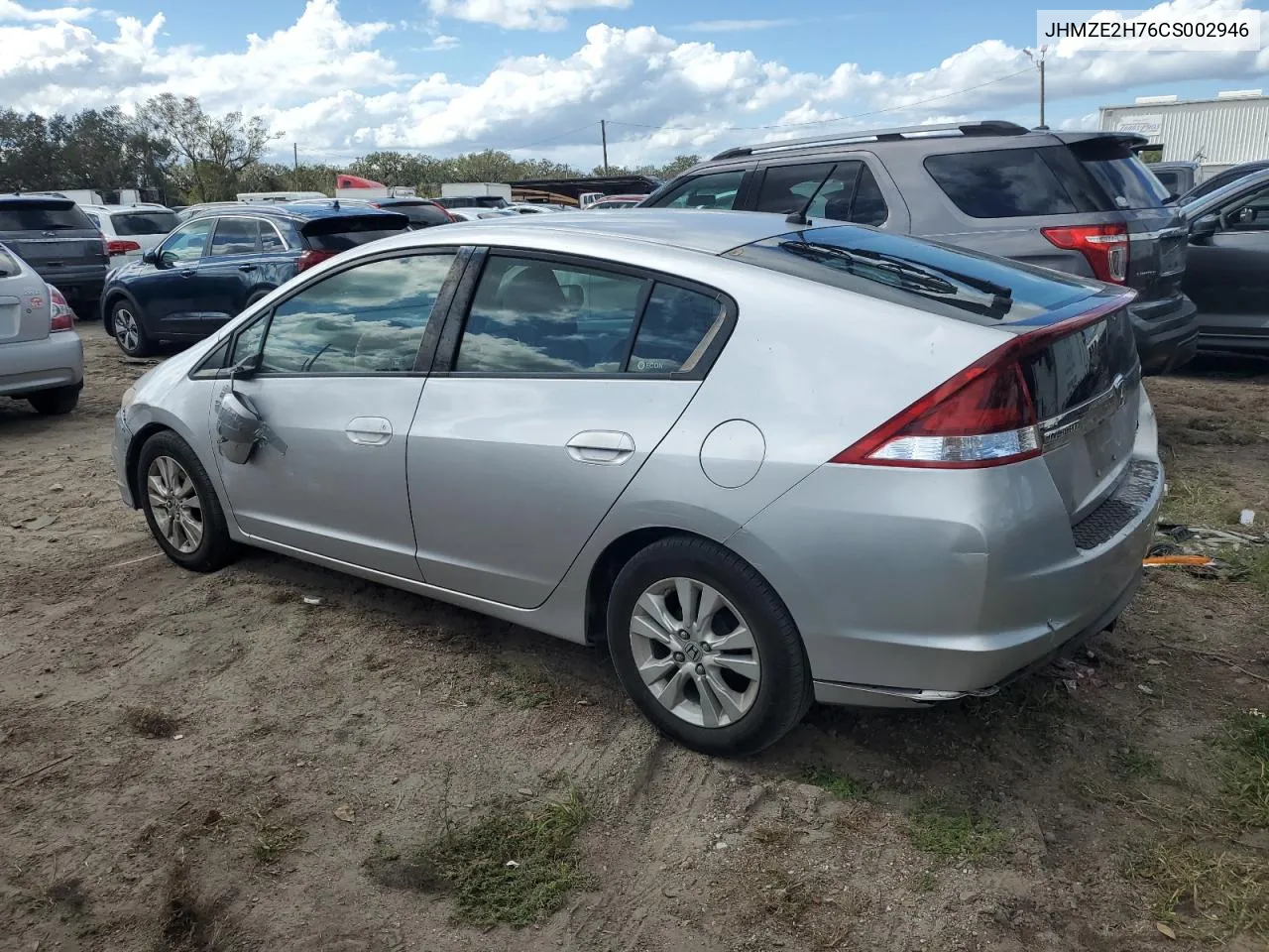 2012 Honda Insight Ex VIN: JHMZE2H76CS002946 Lot: 78684974