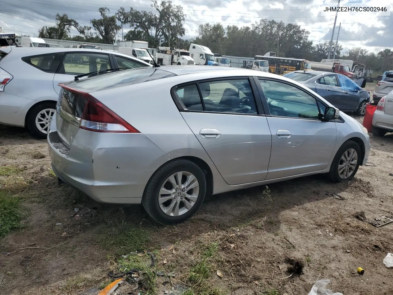 2012 Honda Insight Ex VIN: JHMZE2H76CS002946 Lot: 78684974