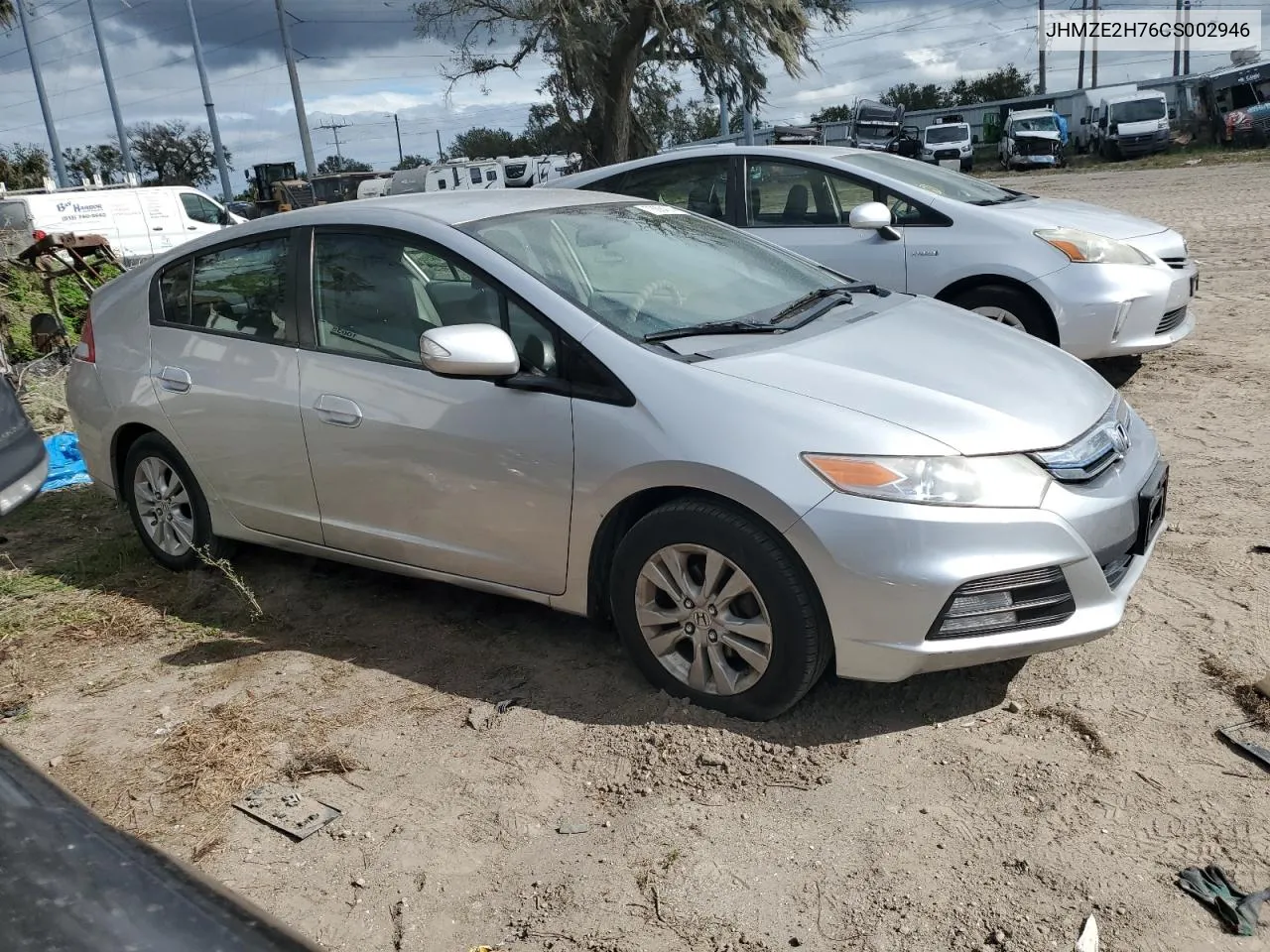 2012 Honda Insight Ex VIN: JHMZE2H76CS002946 Lot: 78684974