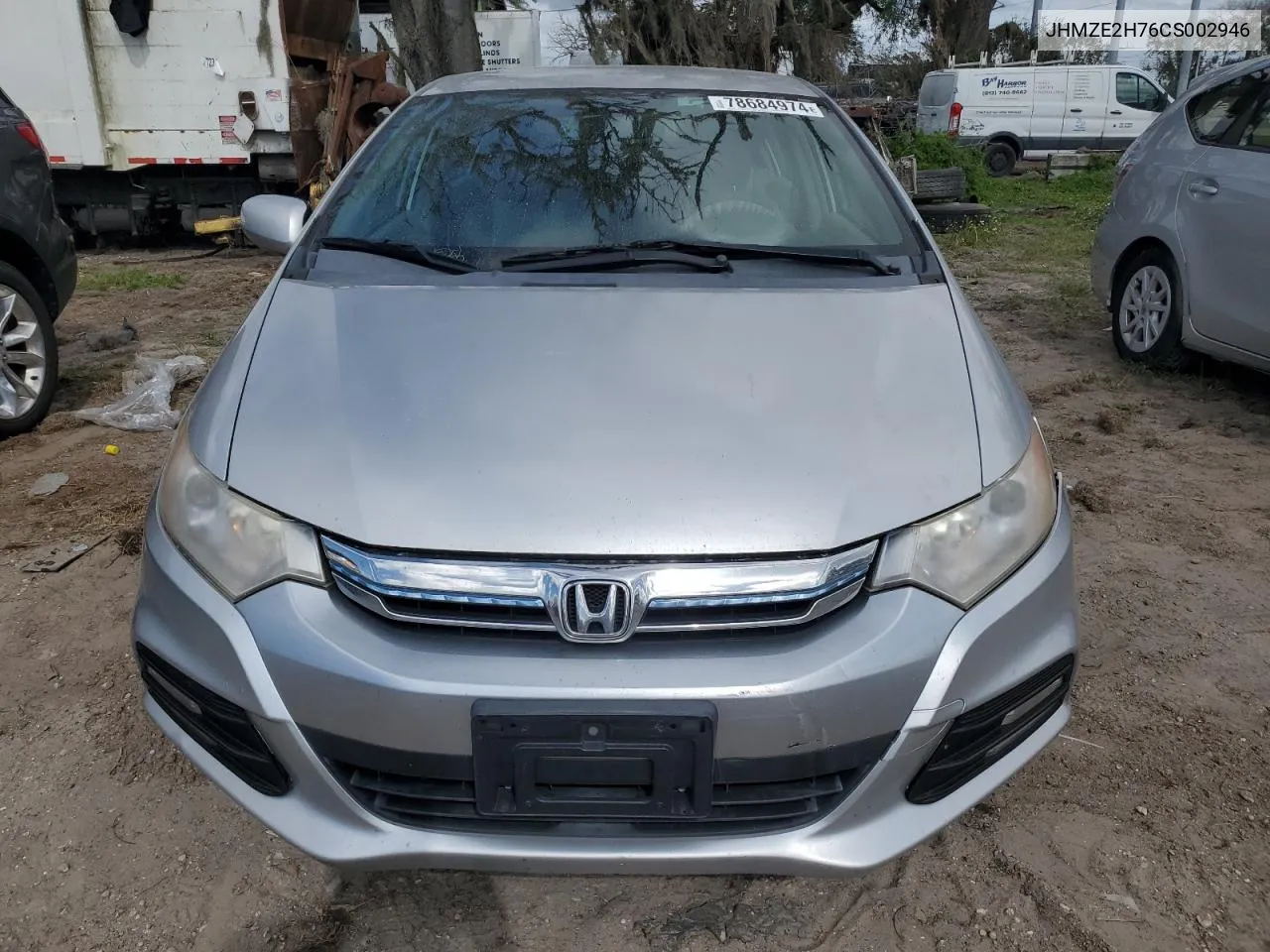 2012 Honda Insight Ex VIN: JHMZE2H76CS002946 Lot: 78684974