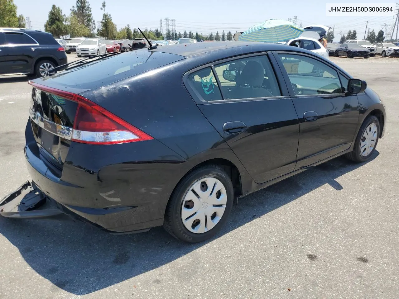 2013 Honda Insight Lx VIN: JHMZE2H50DS006894 Lot: 62309254