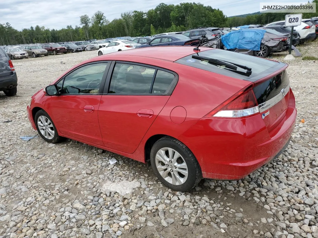 2013 Honda Insight Ex VIN: JHMZE2H70DS003396 Lot: 66235854