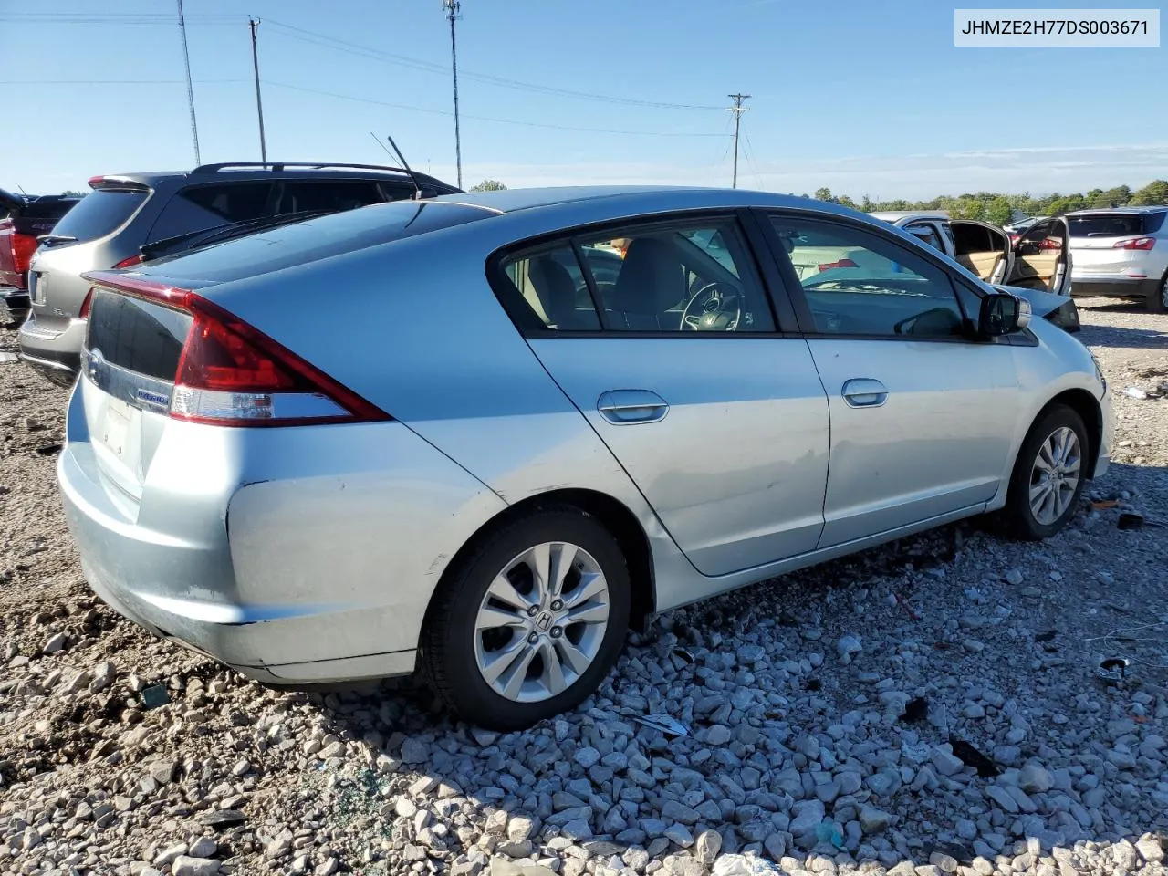 2013 Honda Insight Ex VIN: JHMZE2H77DS003671 Lot: 70855324