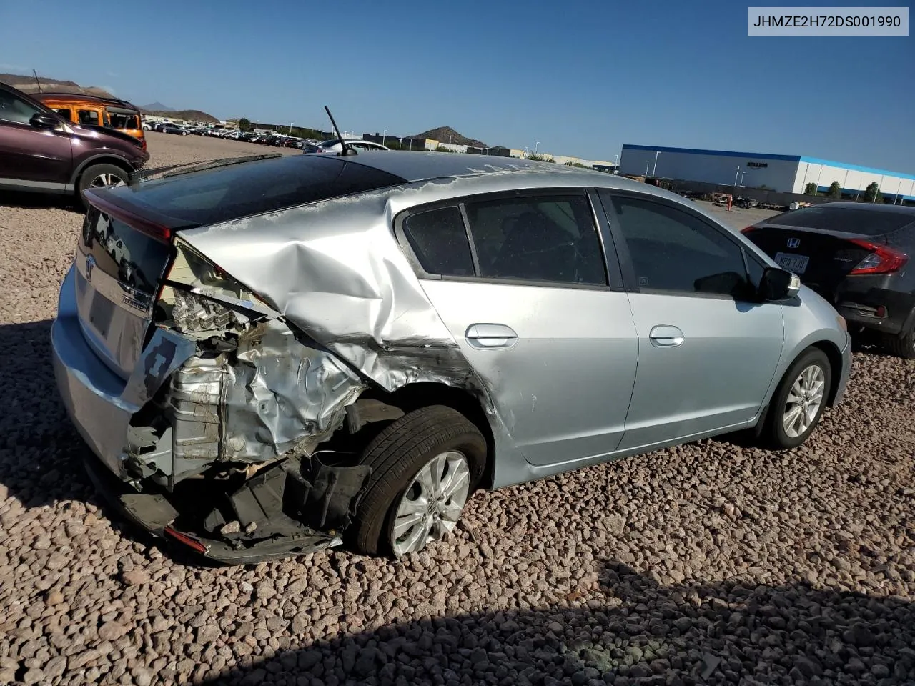 2013 Honda Insight Ex VIN: JHMZE2H72DS001990 Lot: 72176144