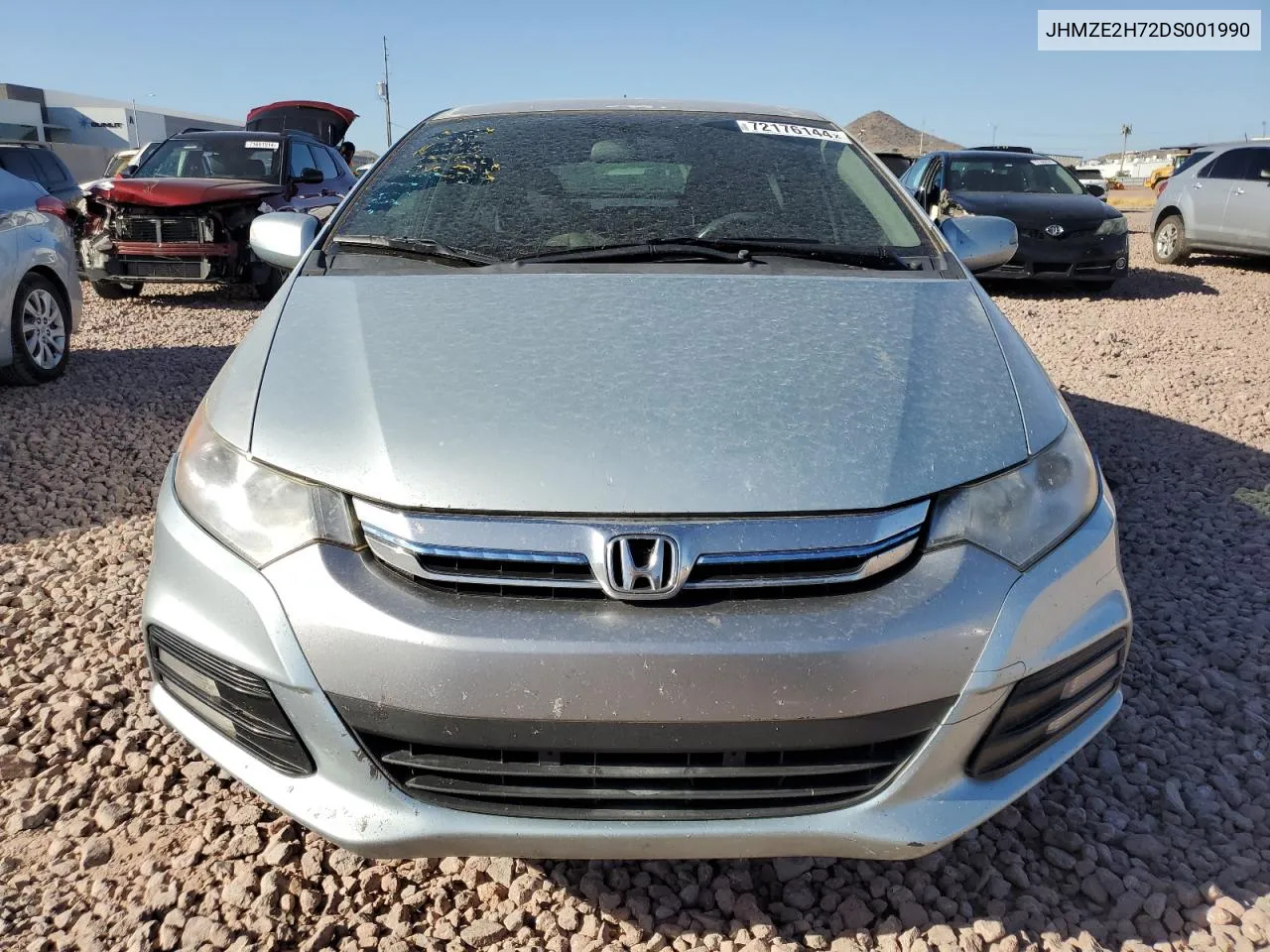 2013 Honda Insight Ex VIN: JHMZE2H72DS001990 Lot: 72176144