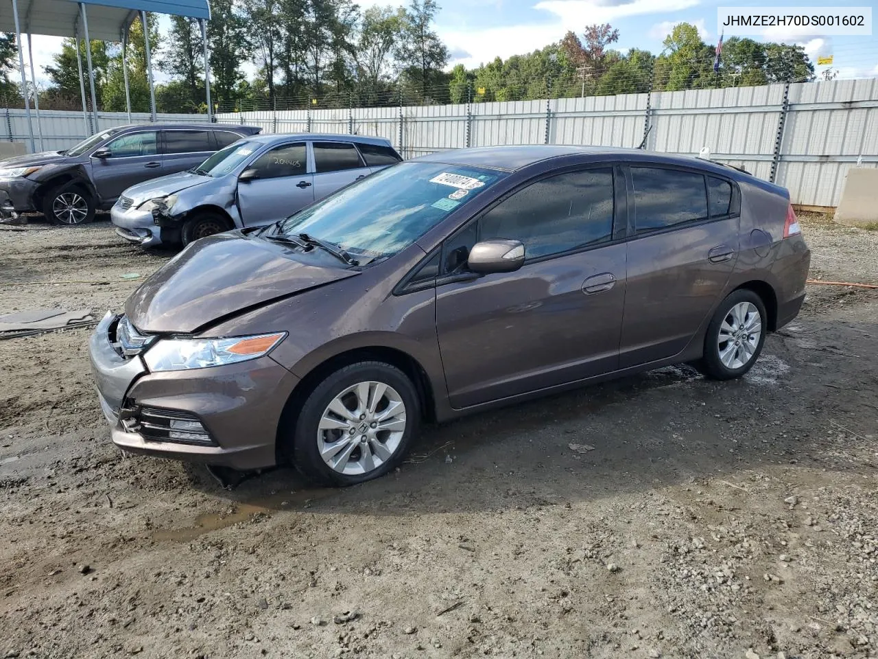 2013 Honda Insight Ex VIN: JHMZE2H70DS001602 Lot: 72400074