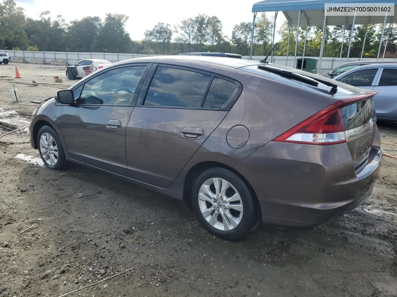 2013 Honda Insight Ex VIN: JHMZE2H70DS001602 Lot: 72400074