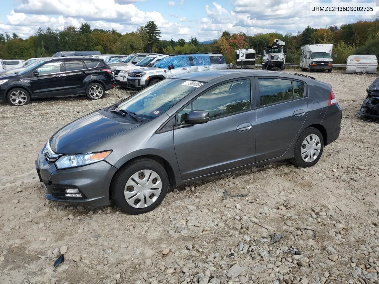 2013 Honda Insight VIN: JHMZE2H36DS002735 Lot: 73602064