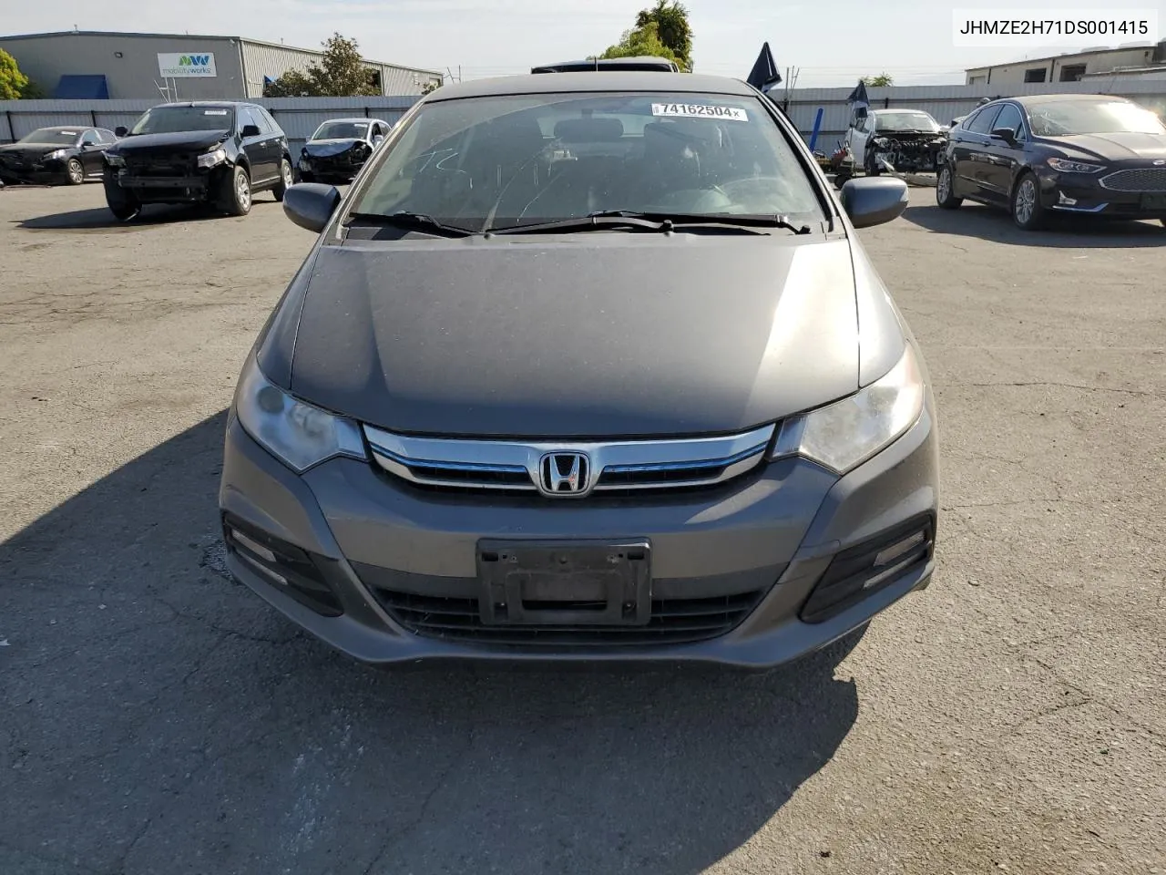 2013 Honda Insight Ex VIN: JHMZE2H71DS001415 Lot: 74162504