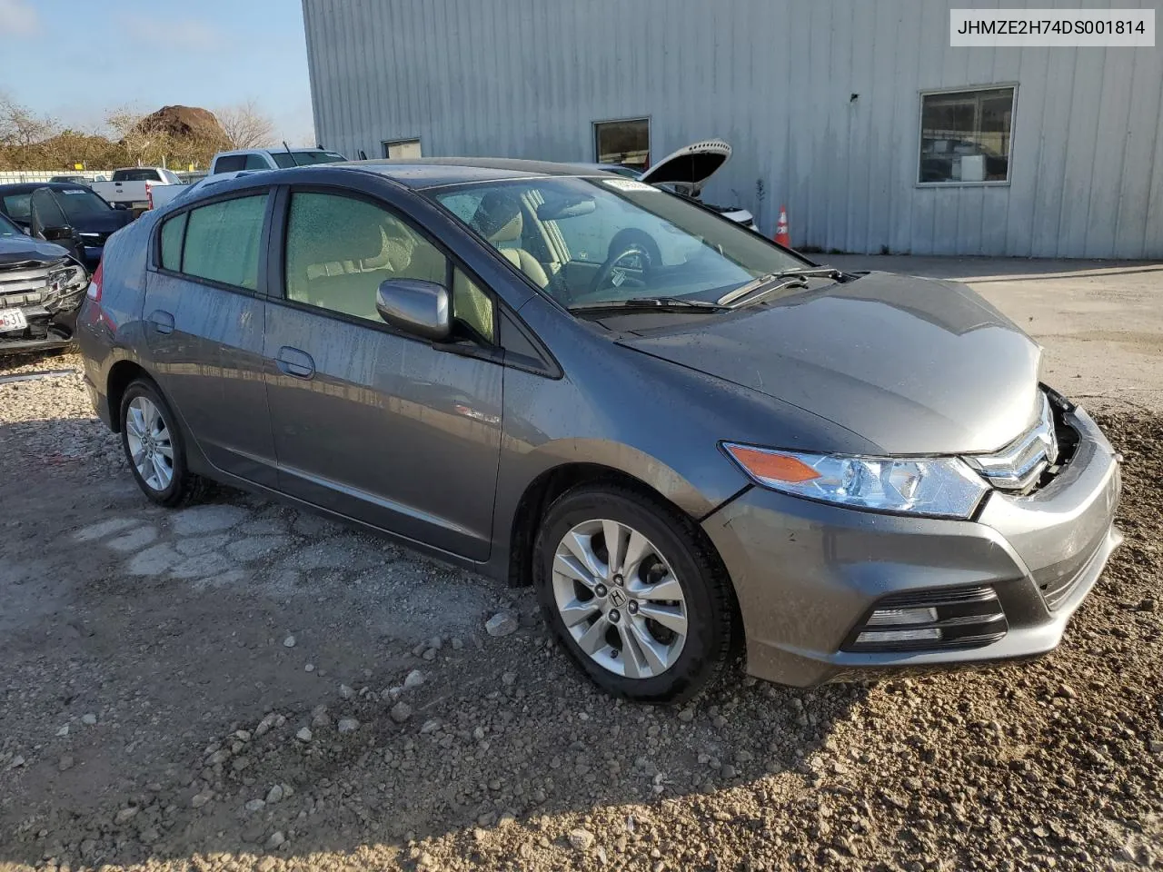 2013 Honda Insight Ex VIN: JHMZE2H74DS001814 Lot: 78450894