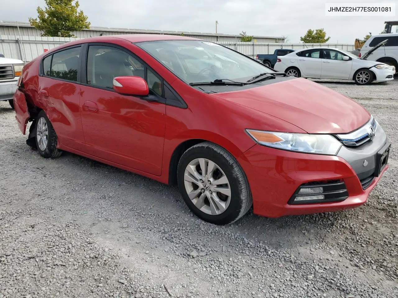 2014 Honda Insight Ex VIN: JHMZE2H77ES001081 Lot: 66470444