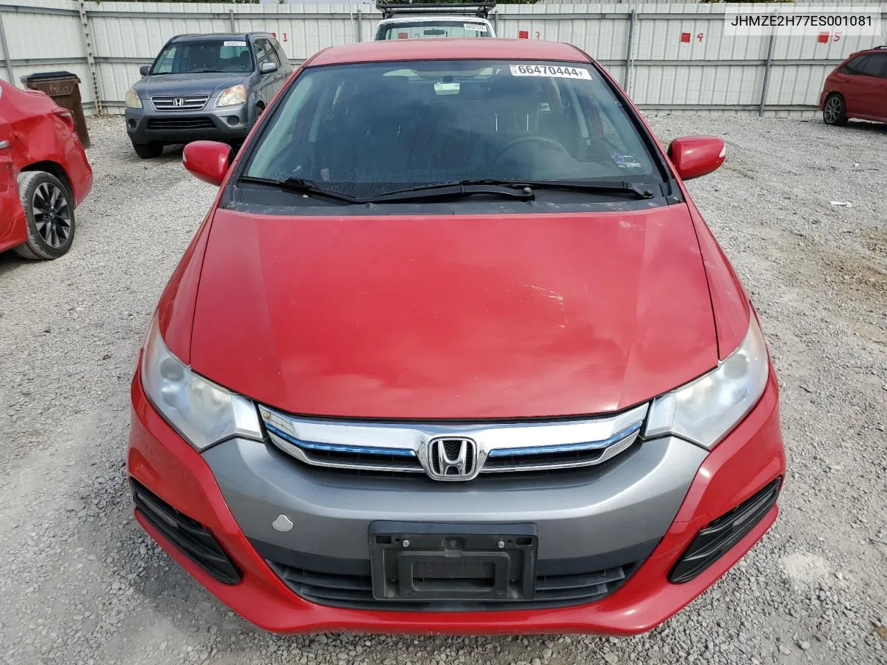 2014 Honda Insight Ex VIN: JHMZE2H77ES001081 Lot: 66470444