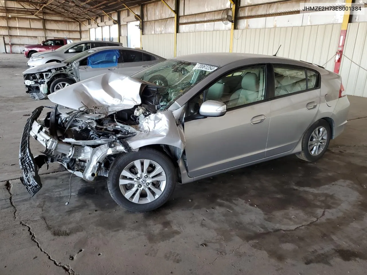 2014 Honda Insight Ex VIN: JHMZE2H73ES001384 Lot: 70061254