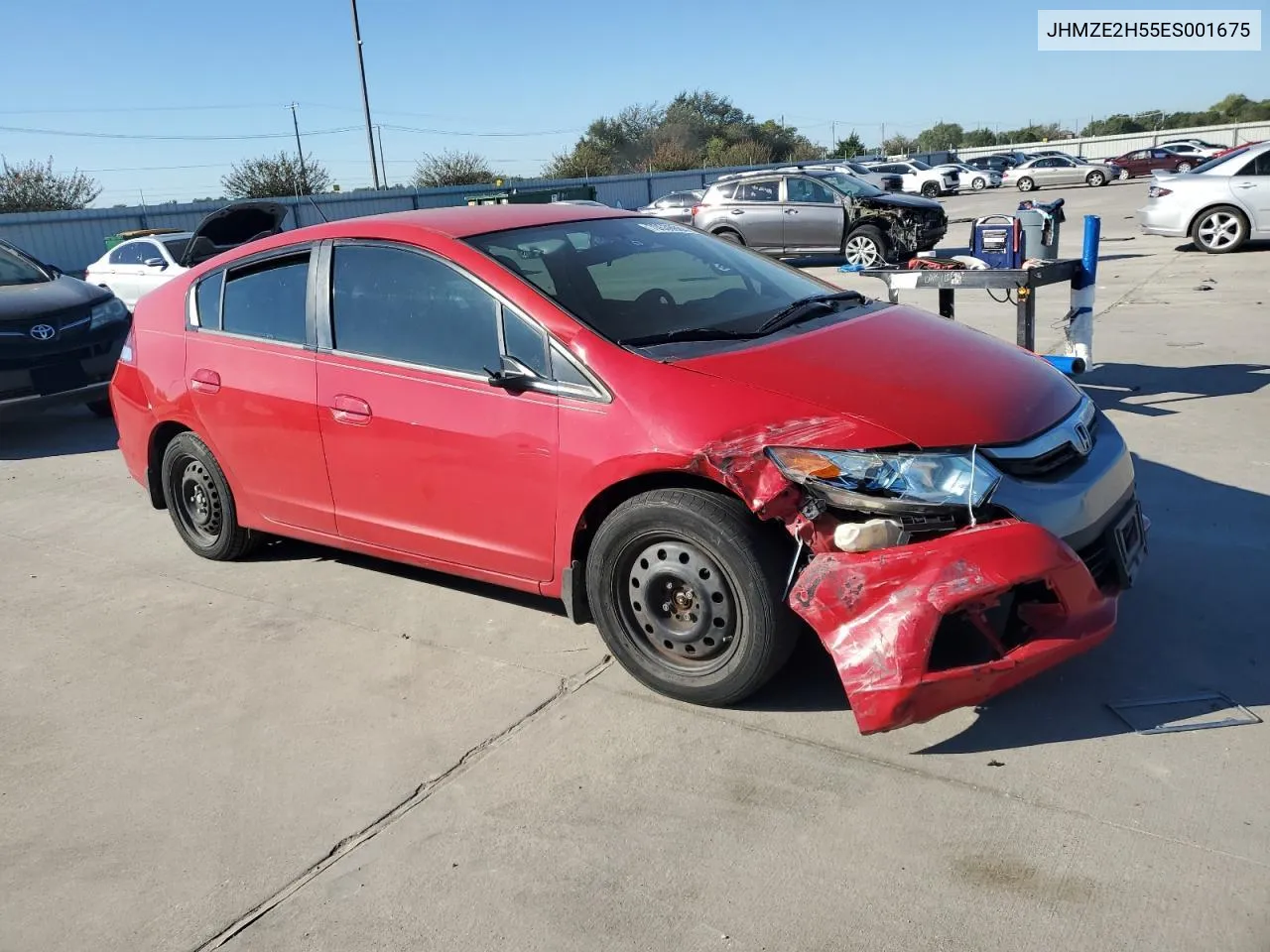 2014 Honda Insight Lx VIN: JHMZE2H55ES001675 Lot: 70539884