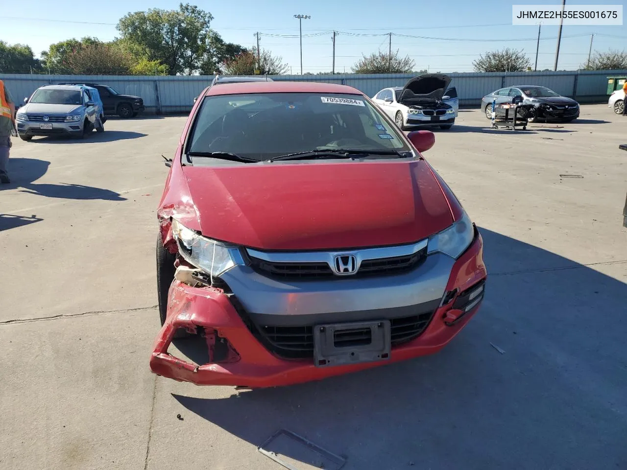 2014 Honda Insight Lx VIN: JHMZE2H55ES001675 Lot: 70539884