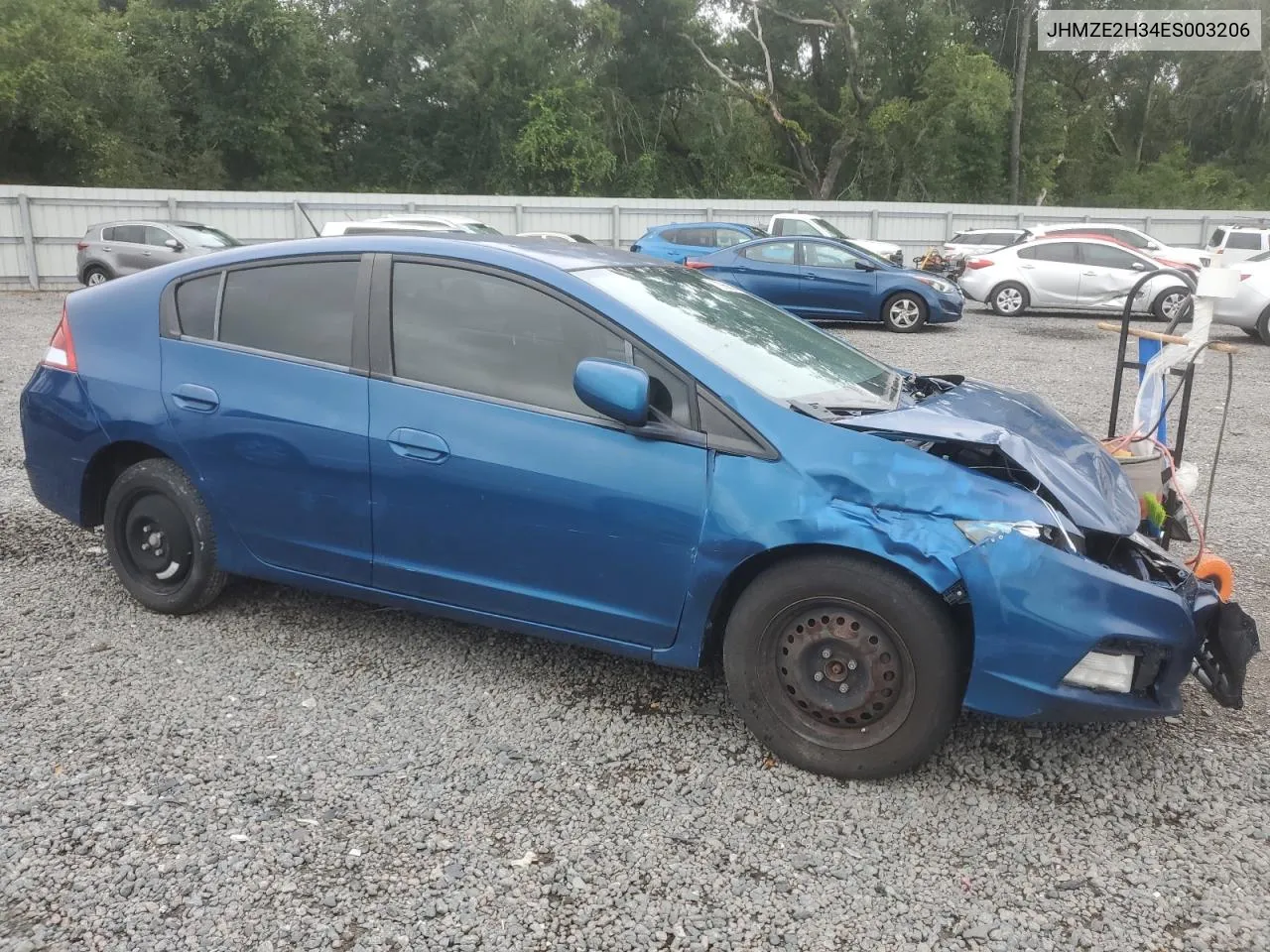 2014 Honda Insight VIN: JHMZE2H34ES003206 Lot: 70960624