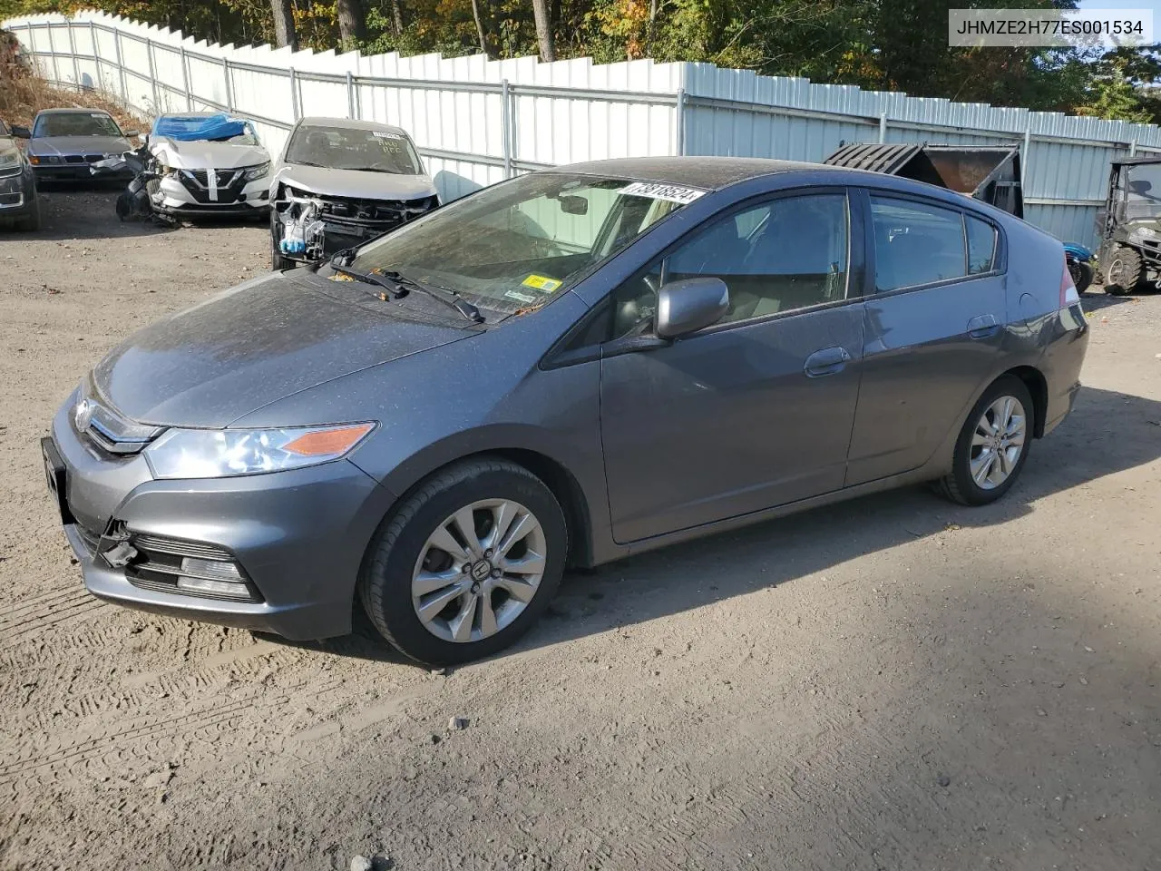 2014 Honda Insight Ex VIN: JHMZE2H77ES001534 Lot: 73818524