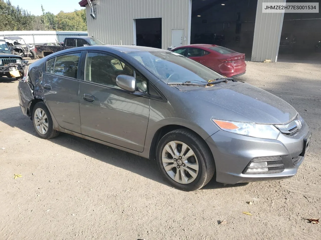 2014 Honda Insight Ex VIN: JHMZE2H77ES001534 Lot: 73818524