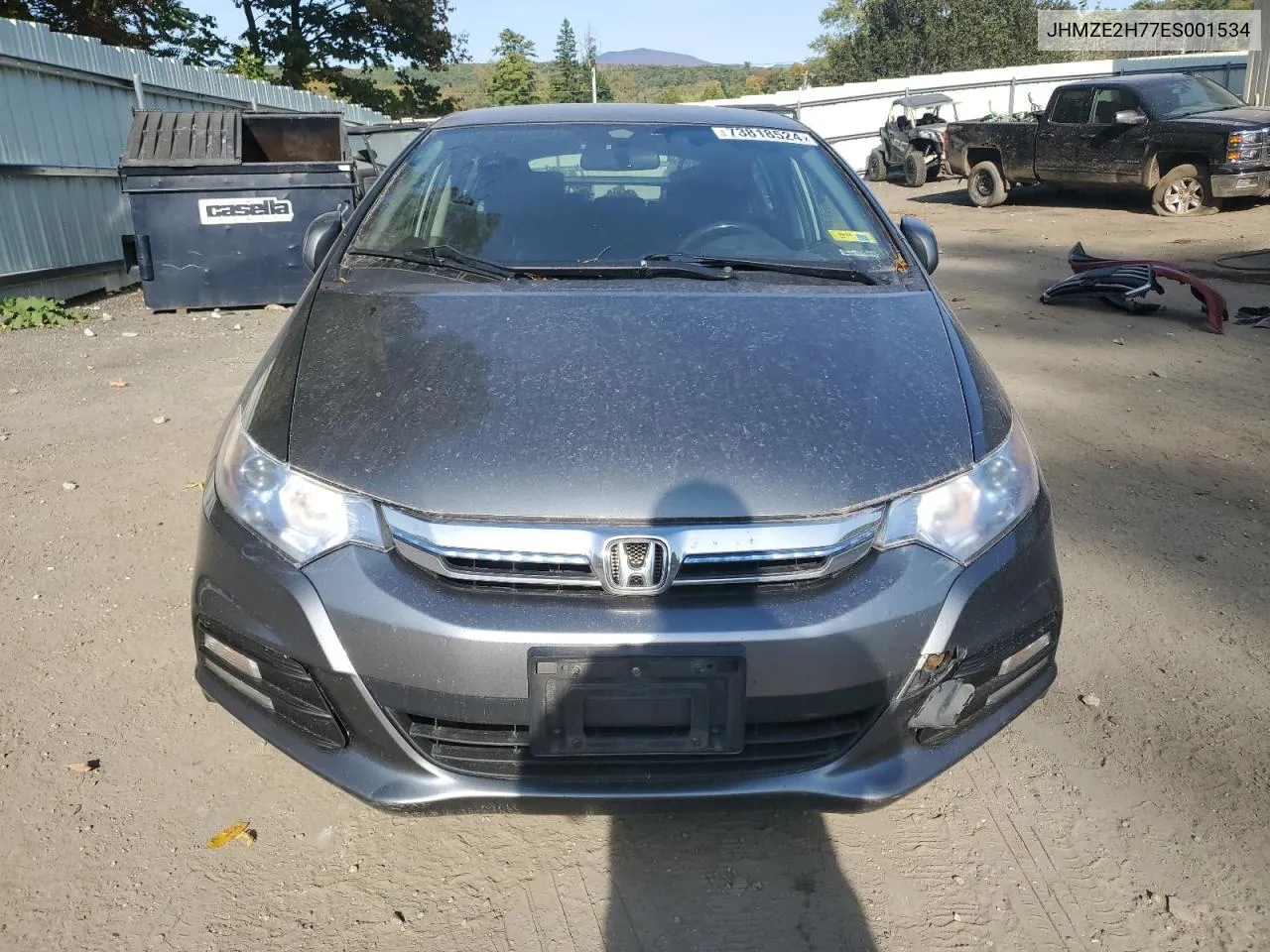 2014 Honda Insight Ex VIN: JHMZE2H77ES001534 Lot: 73818524