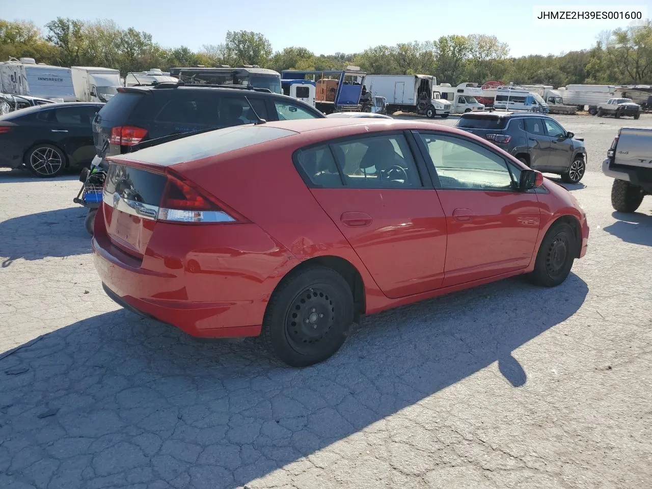 2014 Honda Insight VIN: JHMZE2H39ES001600 Lot: 76780944