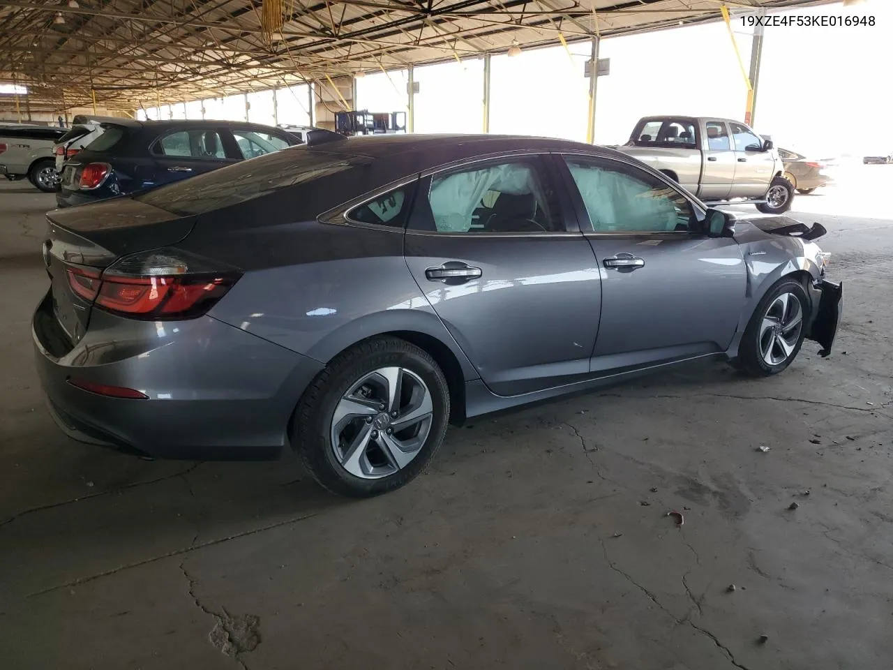 2019 Honda Insight Ex VIN: 19XZE4F53KE016948 Lot: 57059654