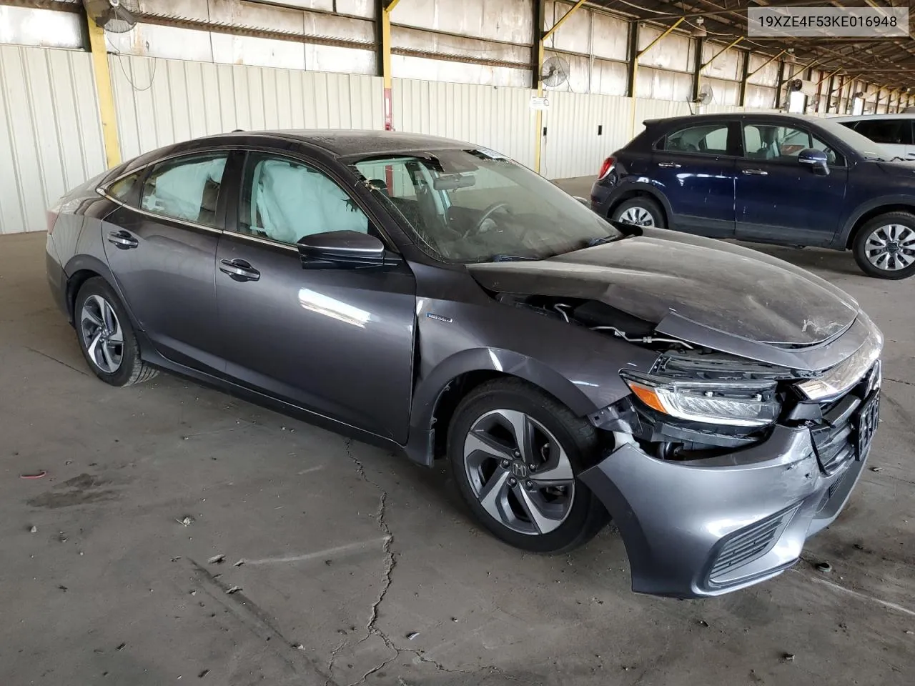 2019 Honda Insight Ex VIN: 19XZE4F53KE016948 Lot: 57059654