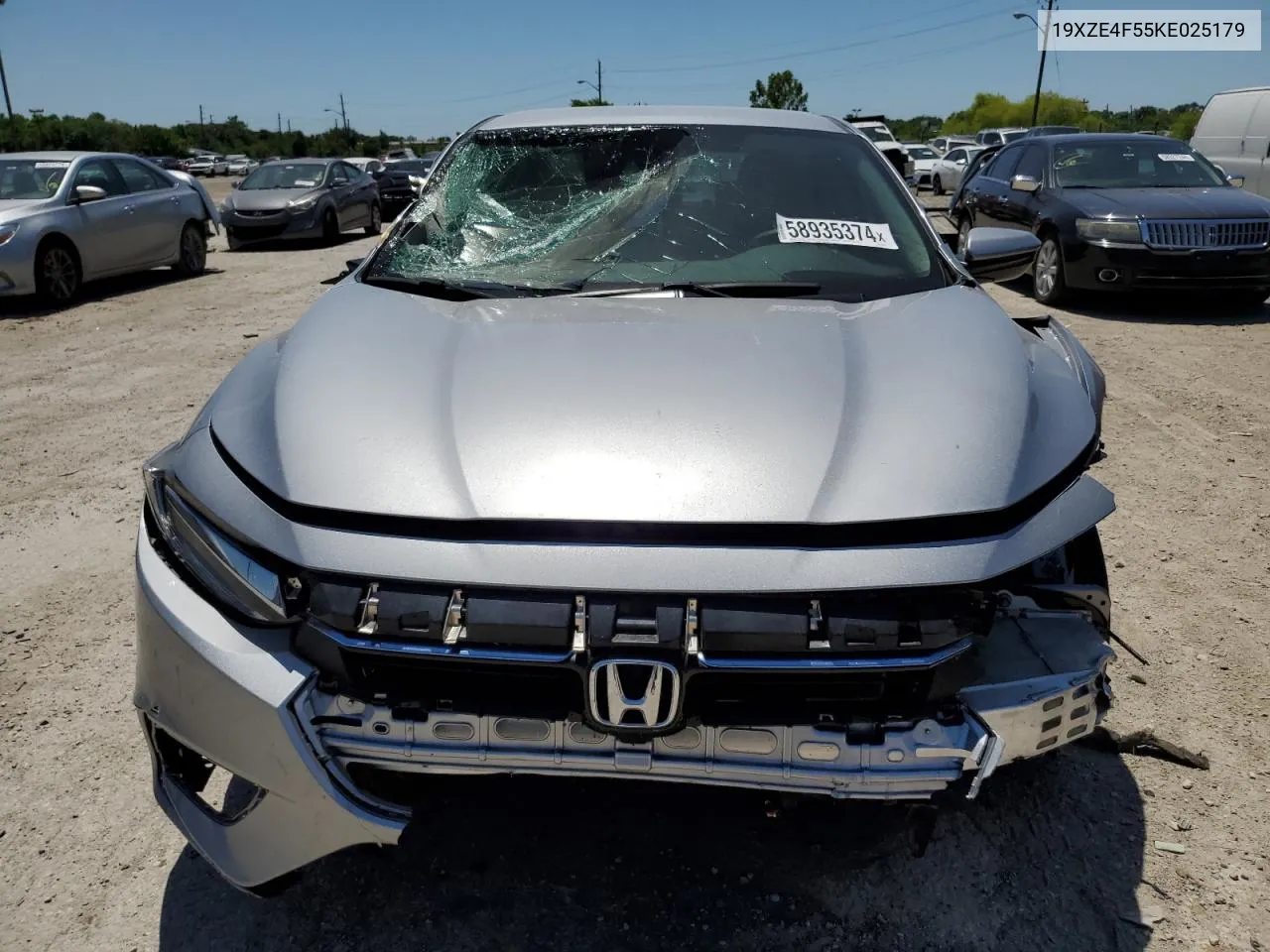 2019 Honda Insight Ex VIN: 19XZE4F55KE025179 Lot: 58935374