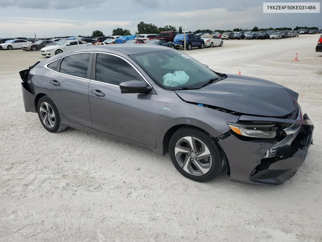 2019 Honda Insight Ex VIN: 19XZE4F50KE031486 Lot: 60507354