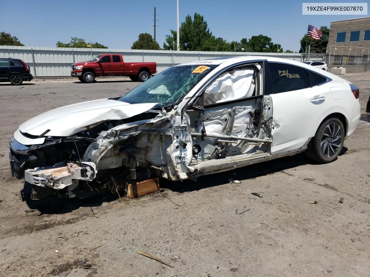 2019 Honda Insight Touring VIN: 19XZE4F99KE007870 Lot: 62472374