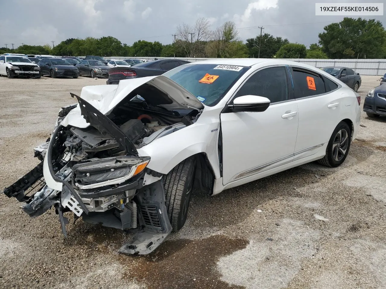 2019 Honda Insight Ex VIN: 19XZE4F55KE014506 Lot: 64510904