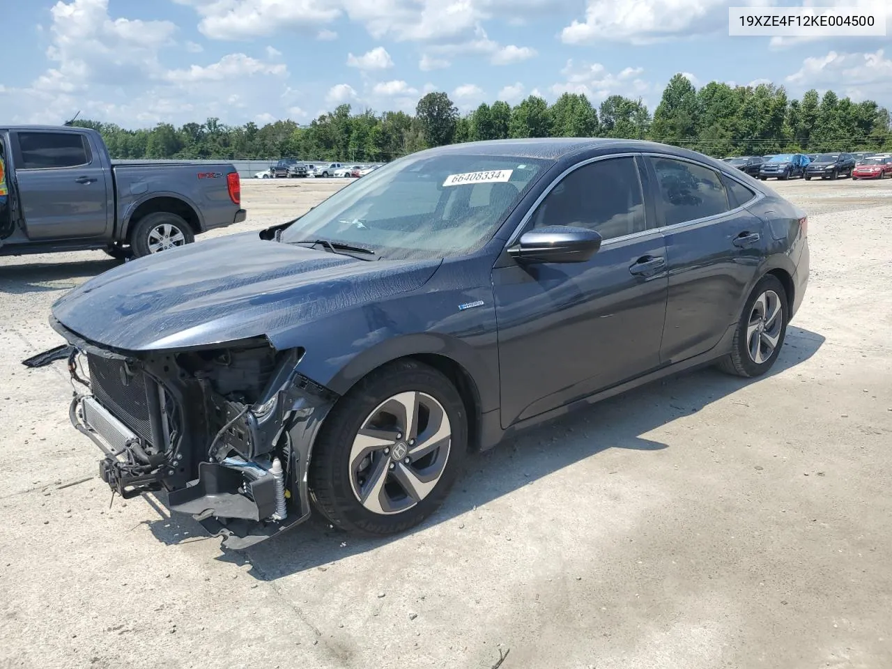 2019 Honda Insight Lx VIN: 19XZE4F12KE004500 Lot: 66408334