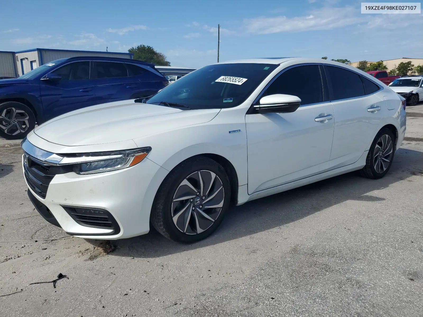 2019 Honda Insight Touring VIN: 19XZE4F98KE027107 Lot: 68265524