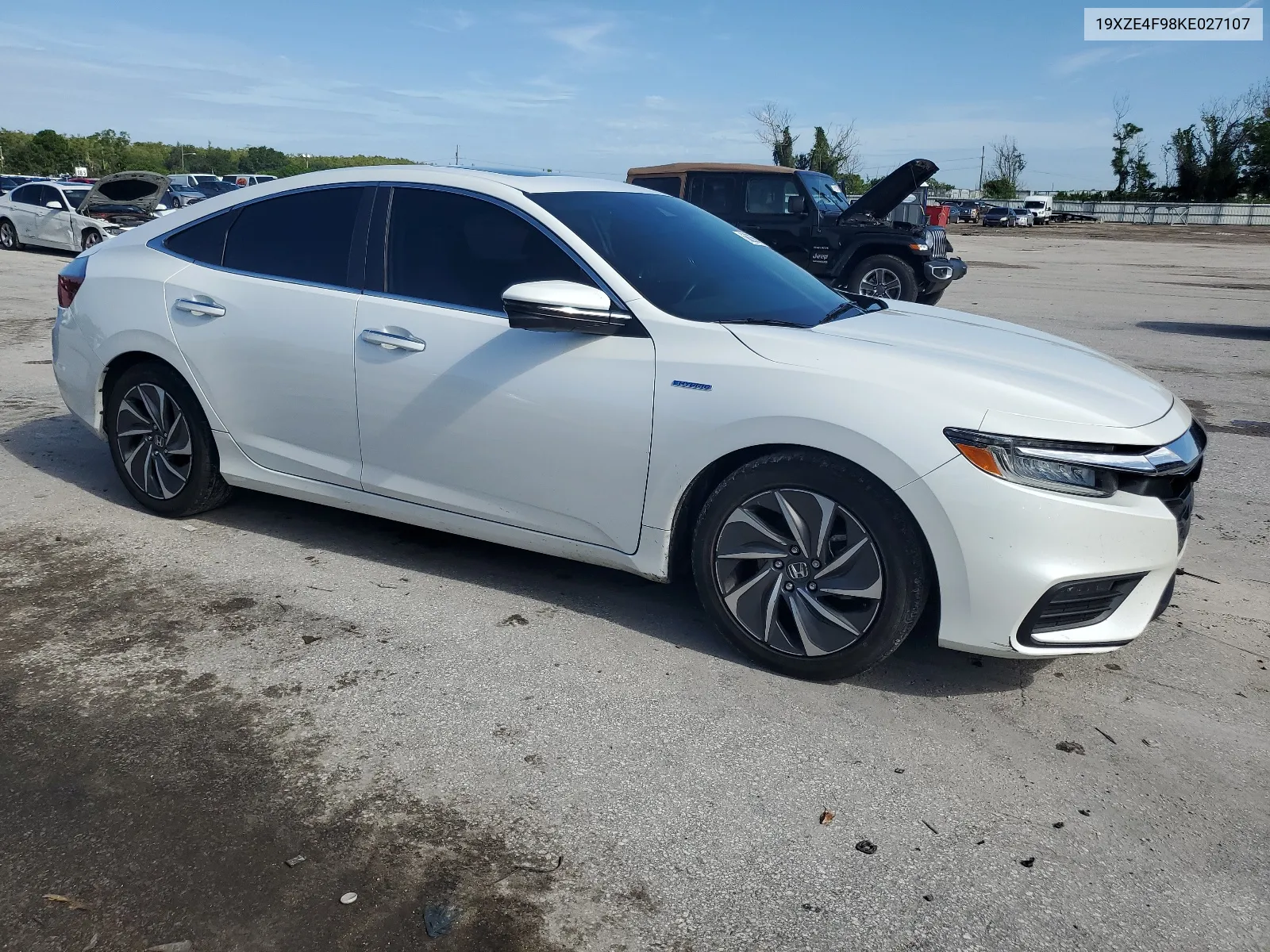 2019 Honda Insight Touring VIN: 19XZE4F98KE027107 Lot: 68265524