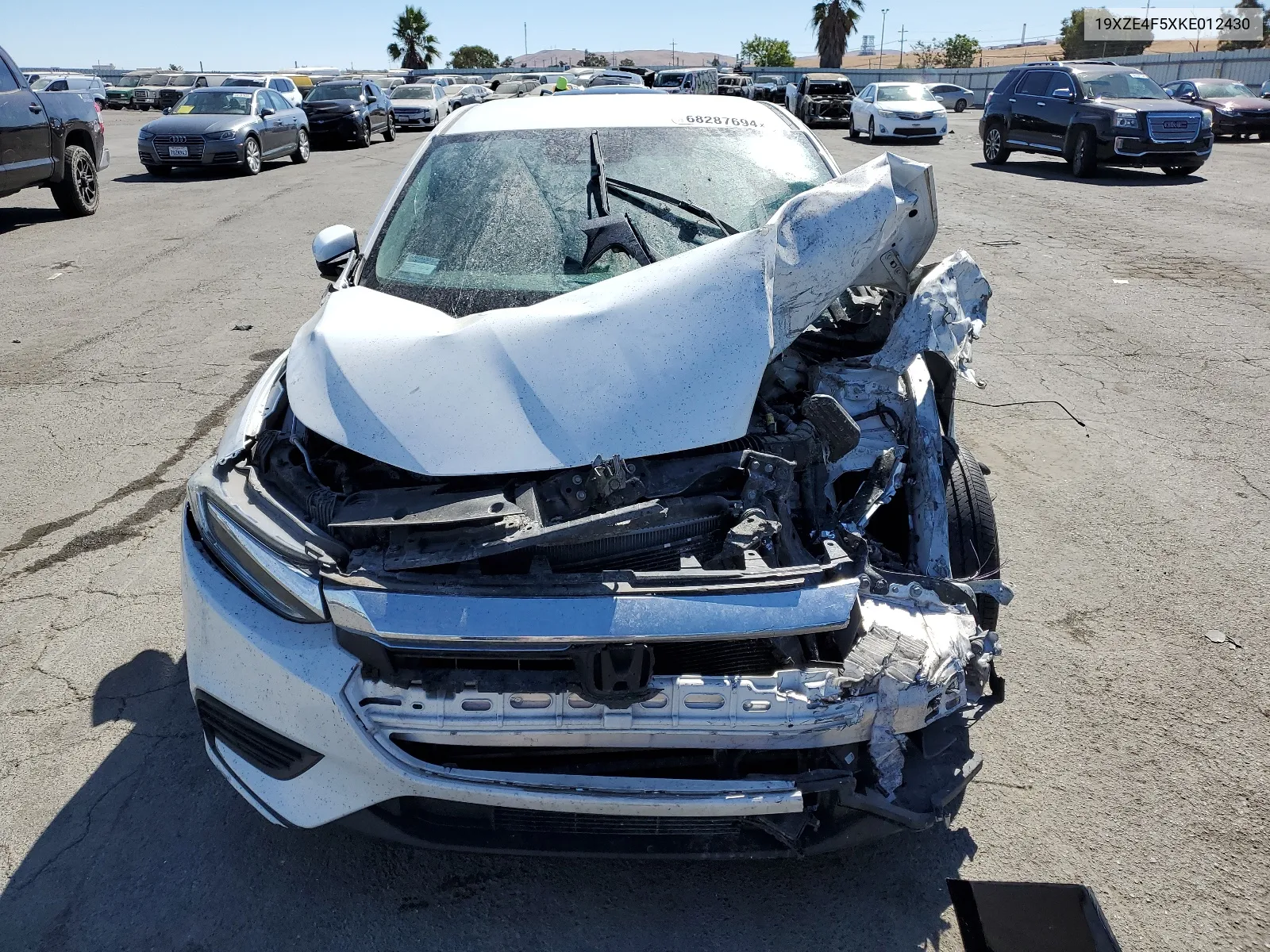 2019 Honda Insight Ex VIN: 19XZE4F5XKE012430 Lot: 68287694