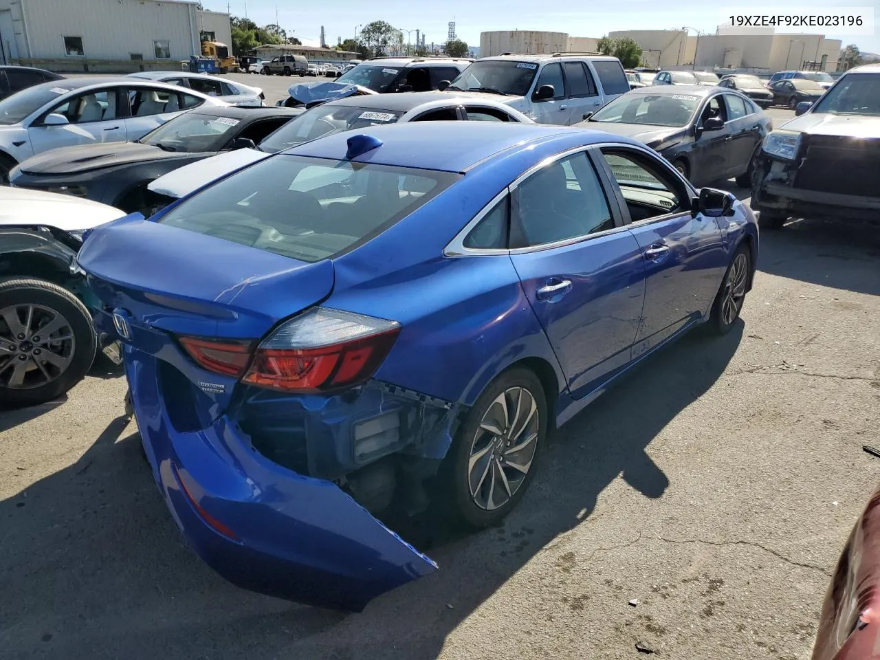 2019 Honda Insight Touring VIN: 19XZE4F92KE023196 Lot: 68742304