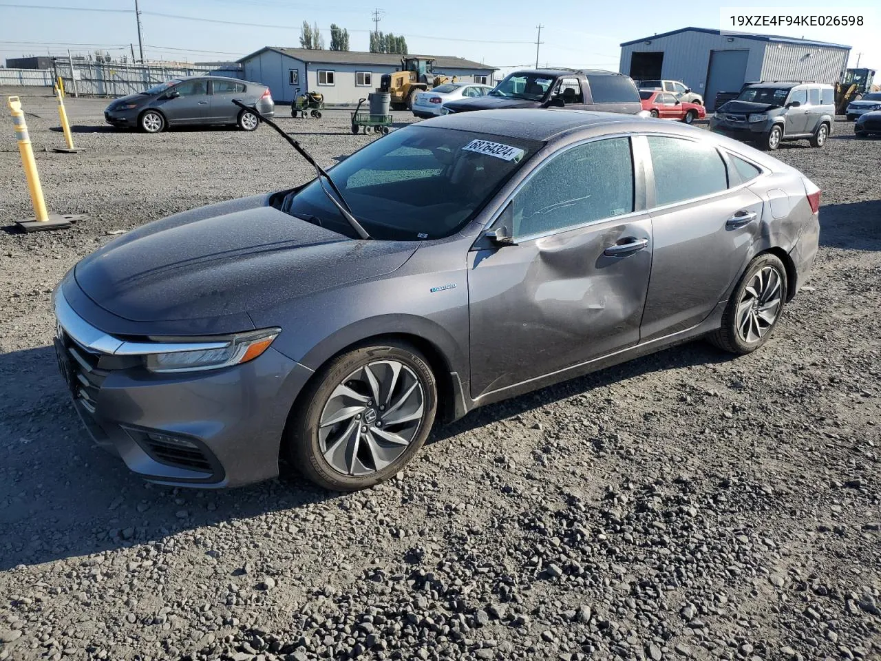 2019 Honda Insight Touring VIN: 19XZE4F94KE026598 Lot: 68764324