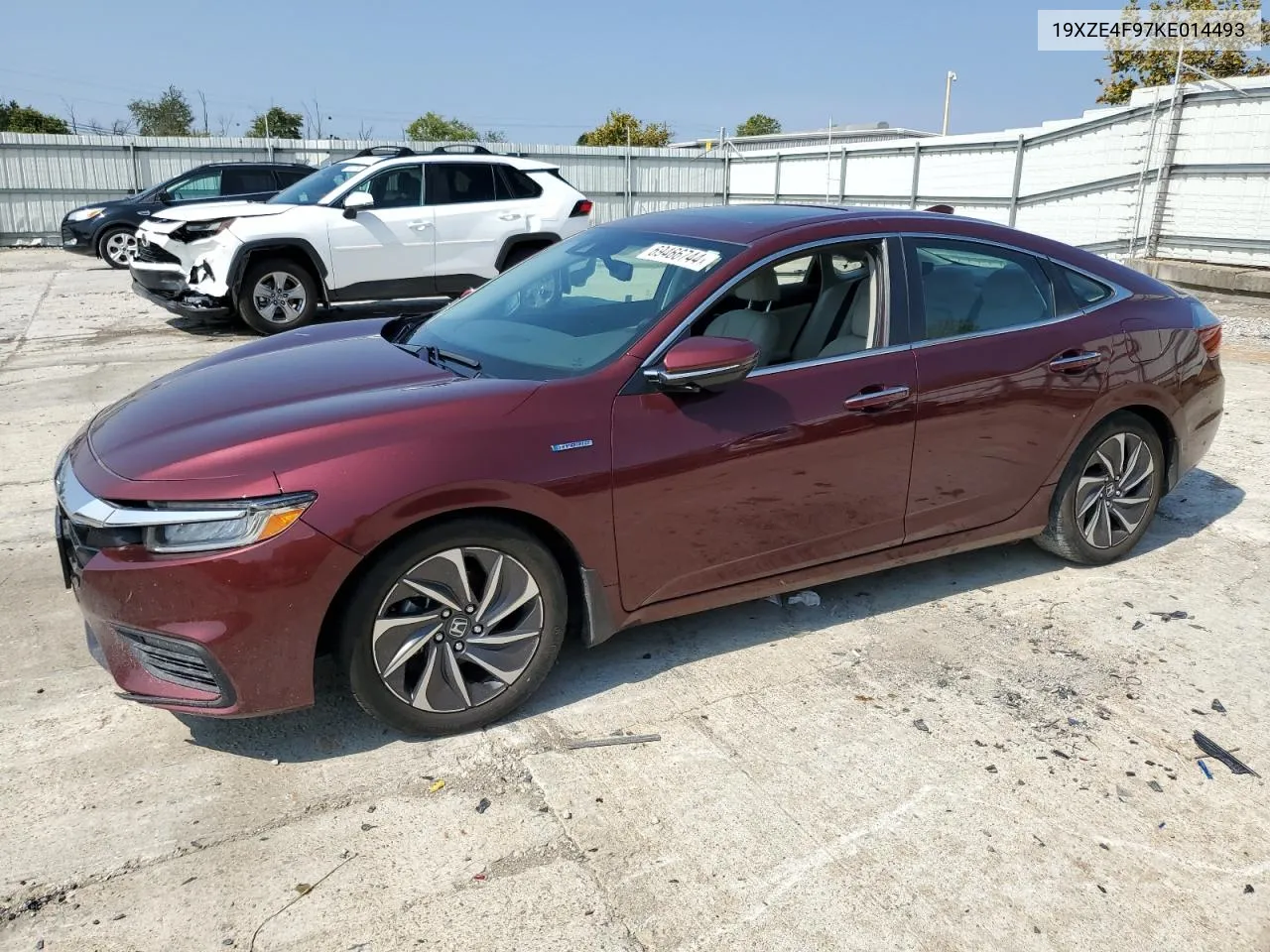 2019 Honda Insight Touring VIN: 19XZE4F97KE014493 Lot: 69466744