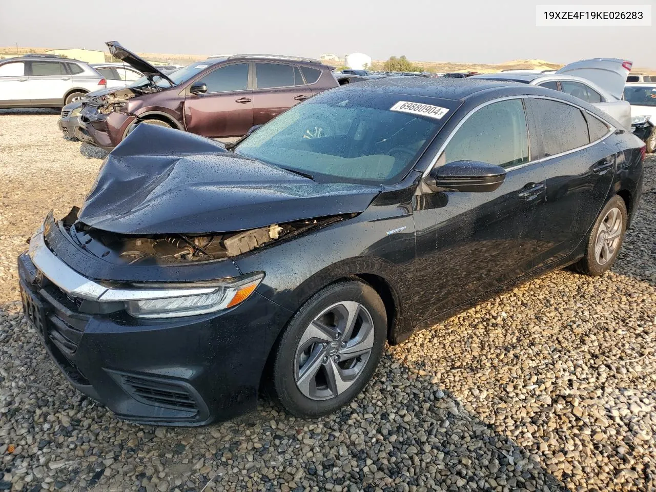 2019 Honda Insight Lx VIN: 19XZE4F19KE026283 Lot: 69880904