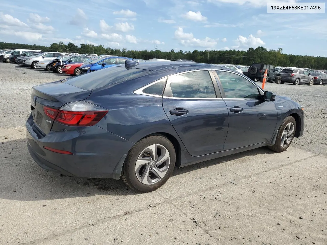 2019 Honda Insight Ex VIN: 19XZE4F58KE017495 Lot: 69905354