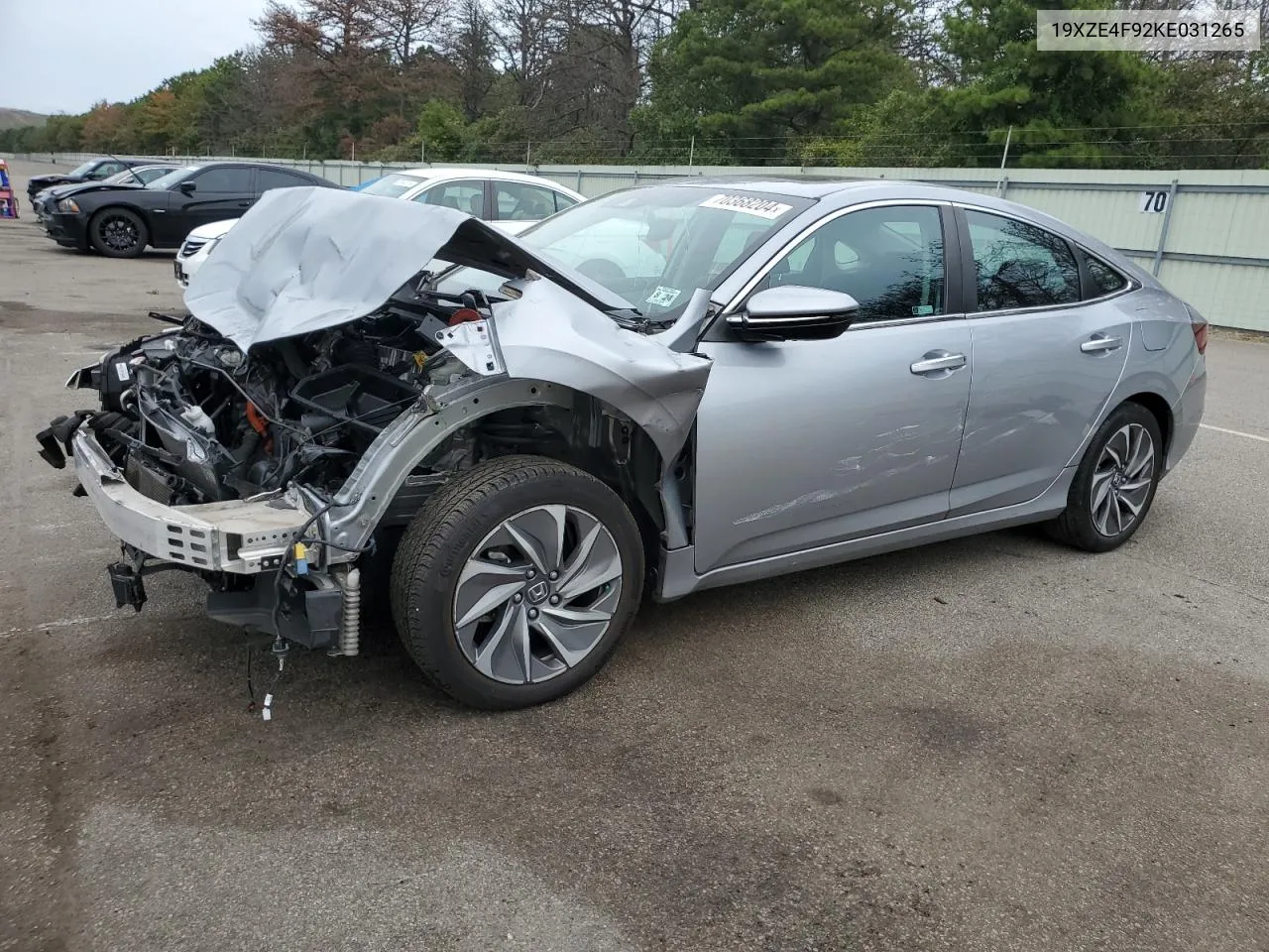 2019 Honda Insight Touring VIN: 19XZE4F92KE031265 Lot: 70368204