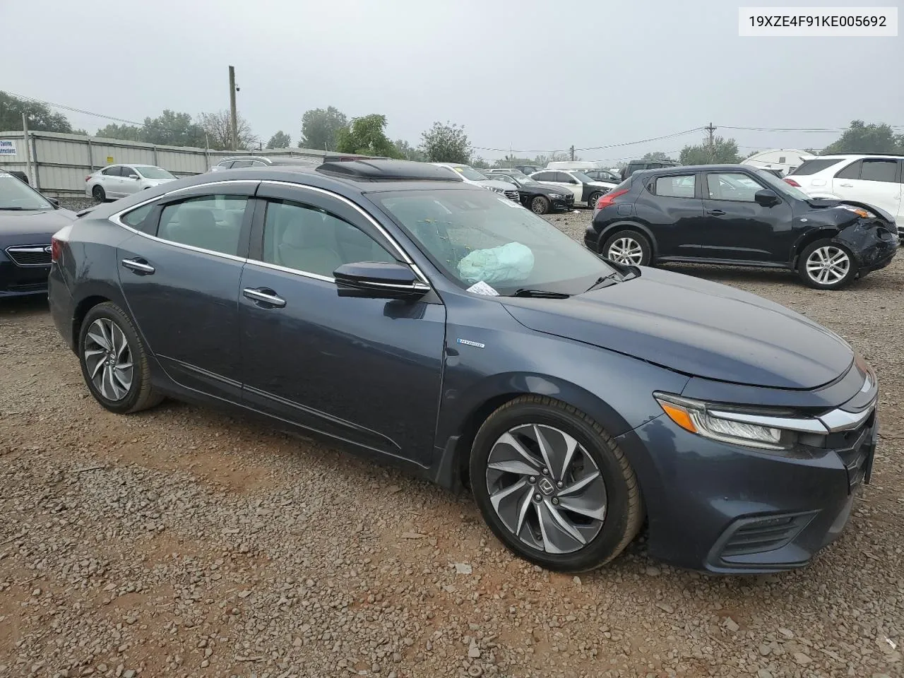 2019 Honda Insight Touring VIN: 19XZE4F91KE005692 Lot: 70647884